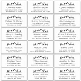 平和山大の結婚ゲストアドレス シール