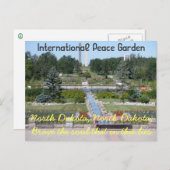 平和庭のノースダコタの国際的な郵便はがき ポストカード (正面/裏面)