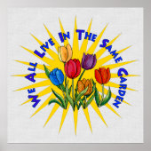 平和庭園に住む ポスター (正面)