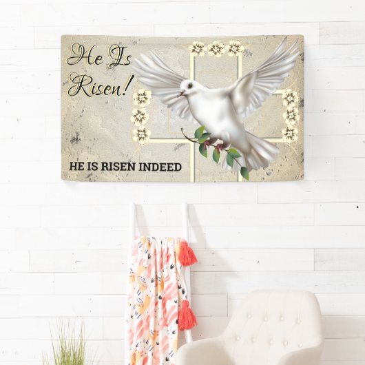 平和復活教会の鳩 横断幕 (インサイチュ)