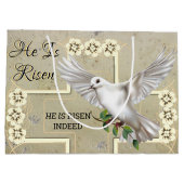 平和復活祭の鳩 ラージペーパーバッグ (裏面)