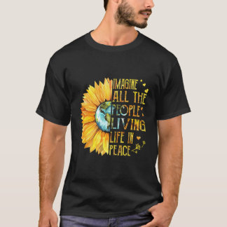 平和想像に生きるすべての人々 Tシャツ