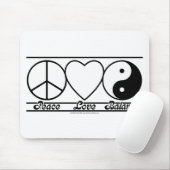 平和愛およびバランス マウスパッド (マウス)