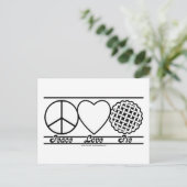 平和愛およびパイ ポストカード (スタンド正面)