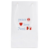平和愛およびペルー スモールペーパーバッグ (正面)