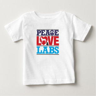 平和愛および実験室 ベビーTシャツ