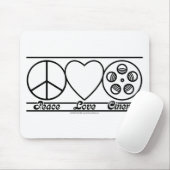 平和愛および映画館 マウスパッド (マウス)
