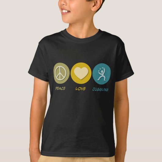 平和愛ごまかすこと Tシャツ (正面)