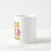 平和愛とアンチ人種差別 コーヒーマグカップ (中央)