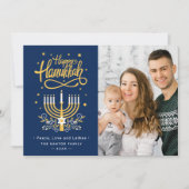 平和愛とラトケ | Happy Hanukkahの写真 シーズンカード (正面)