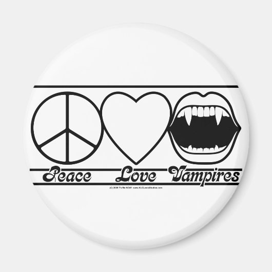 平和愛とヴァンパイア マグネット (正面)