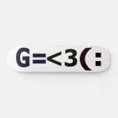 平和愛と幸福スケートボード スケートボード (横)