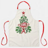 平和愛のクリスマス エプロン (正面)