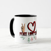 平和愛のクリスマス マグカップ (正面左)