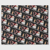 平和愛のクリスマス ラッピングペーパー (フラット)