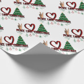 平和愛のクリスマス ラッピングペーパー (角)
