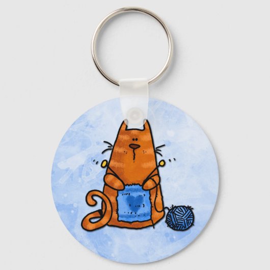 平和愛のニット キーホルダー (正面)