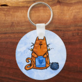 平和愛のニット キーホルダー (正面)