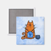 平和愛のニット マグネット (正面/裏面)