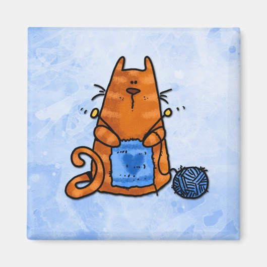 平和愛のニット マグネット (正面)