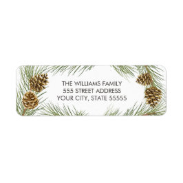 平和愛の喜び – クリスマス差出人住所ラベル ラベル