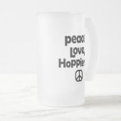 平和愛の幸福 フロストグラスビールジョッキ (正面右)