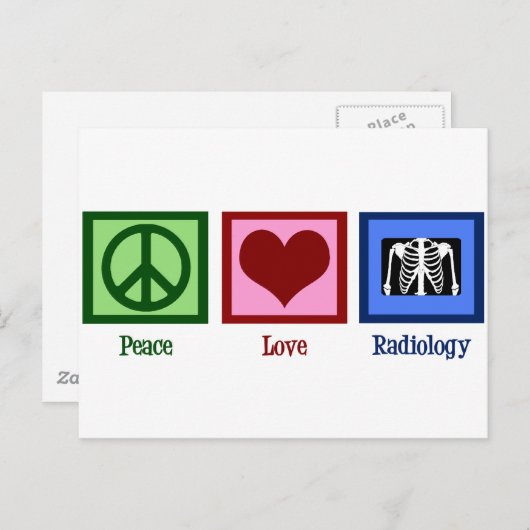 平和愛の放射線学 ポストカード (正面/裏面)