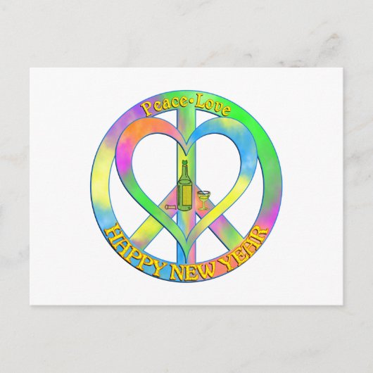 平和愛の新年 シーズンポストカード (正面)