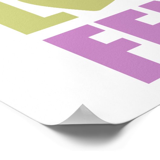 平和愛の柵 ポスター (角)