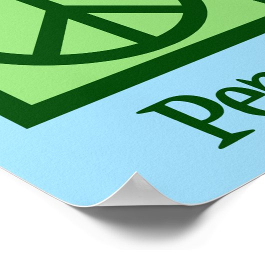 平和愛の栄養 ポスター (角)