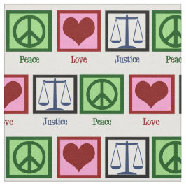 平和愛の正義 ファブリック