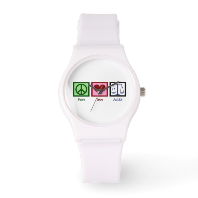 平和愛の正義 腕時計 (正面)