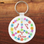 平和愛の牡羊座 キーホルダー (正面)