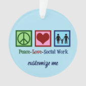 平和愛の社会事業 オーナメント (正面)