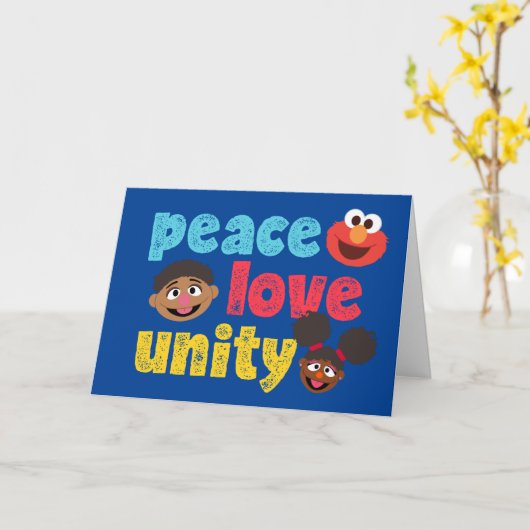 平和愛の統一 カード (黄色い花)