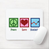 平和愛の統計 マウスパッド (マウス)