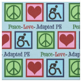 平和愛はPEを合わせました ファブリック (クローズアップ)