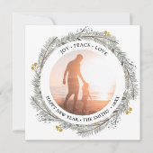 平和愛を喜ぶ |金ゴールドパインボーリース シーズンカード (正面)