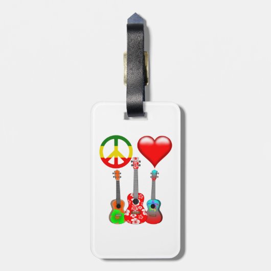 平和愛ウクレレ ラゲッジタグ (裏面縦)
