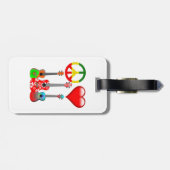 平和愛ウクレレ ラゲッジタグ (裏面横)