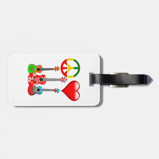 平和愛ウクレレ ラゲッジタグ (裏面横)
