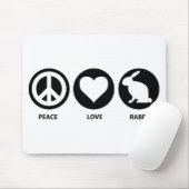 平和愛ウサギ マウスパッド (マウス)