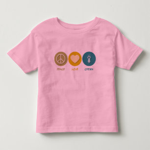 平和愛オペラ トドラーTシャツ