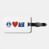 平和愛オレゴン ラゲッジタグ (裏面横)