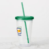 平和愛オレンジ アクリルタンブラー (左)