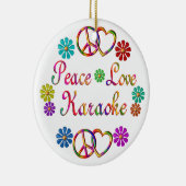 平和愛カラオケ セラミックオーナメント (右)
