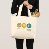 平和愛ガラスに吹くこと ラージトートバッグ (正面(商品))