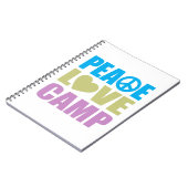 平和愛キャンプ ノートブック (左側)