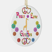 平和愛キリン セラミックオーナメント (右)