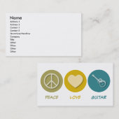 平和愛ギター 名刺 (正面/裏面)